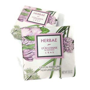 L'OCCITANE Discontinued  Herbae Perfumed Soap 100G X 2 New Sealed